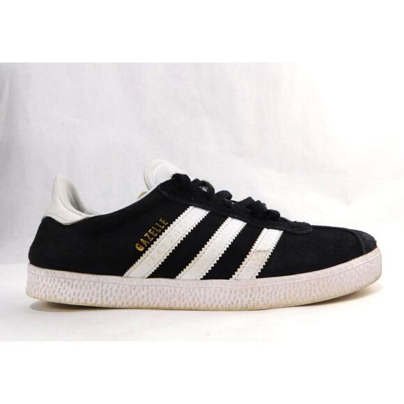 Adidas Originals Gazelle Ladies Black White Shoes 6.5 - Picture 2 of 6